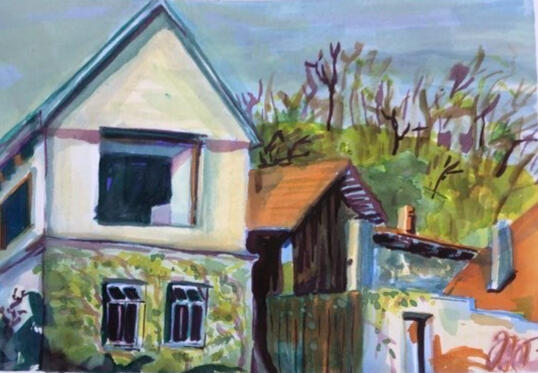 Nej dům v Němčičkách, A4, 2023, soukromá sbírka